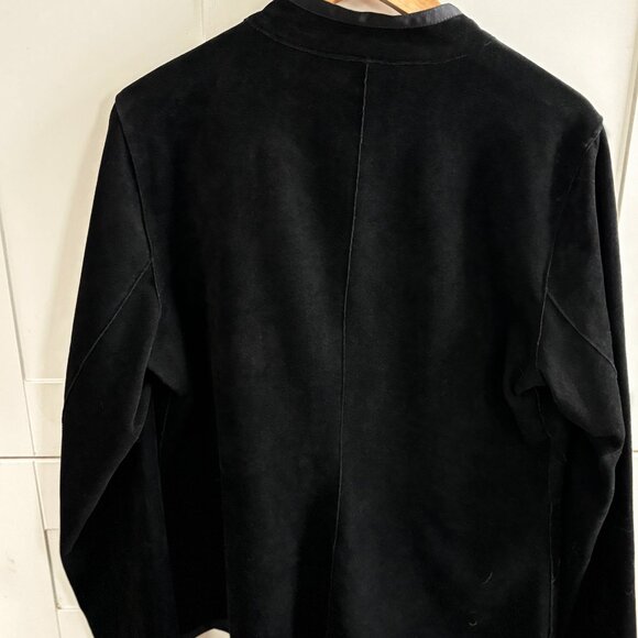 Faux suede black jacket - Picture 3 of 4